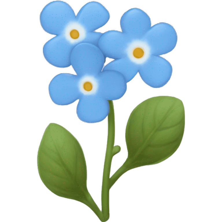 forget me not emoji