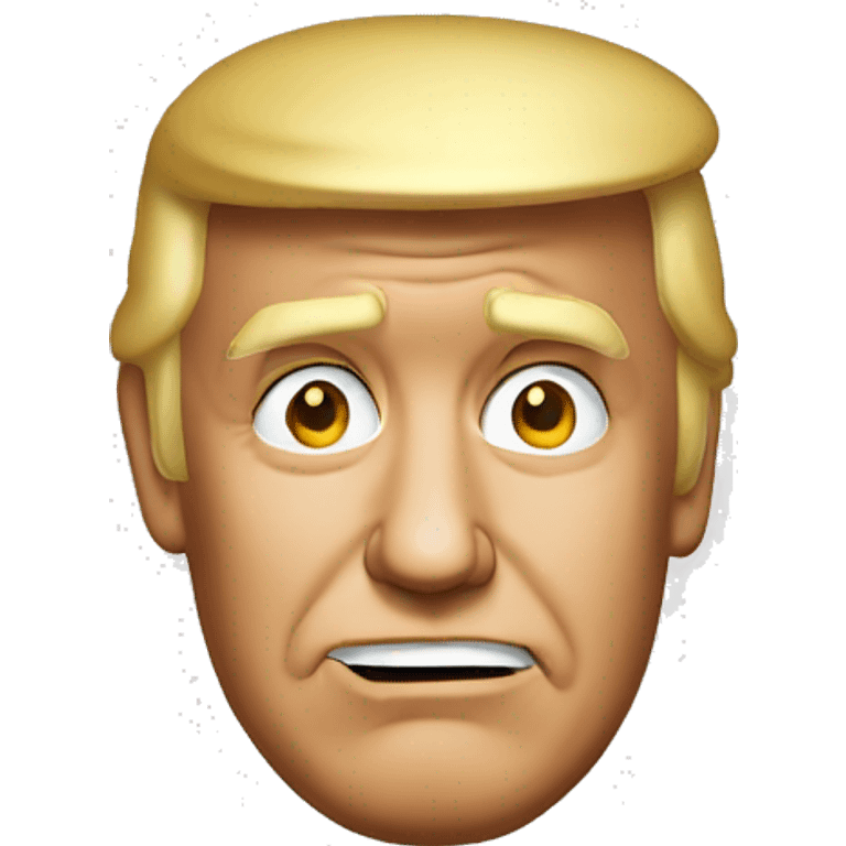 DONALD TRUMP old face emoji