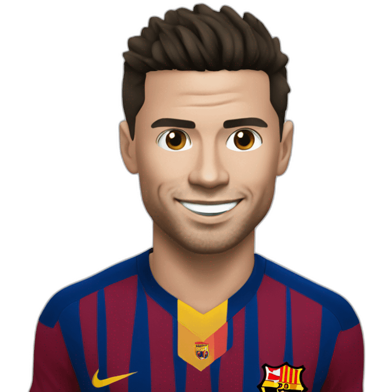 Ronaldo sur messi emoji