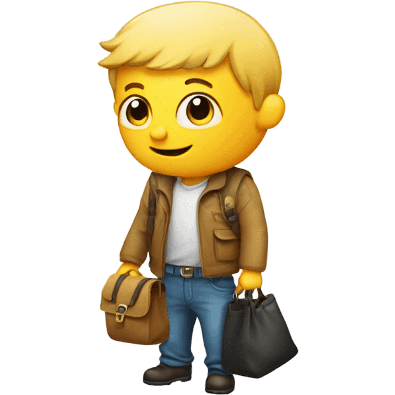 Robbe with a bag emoji