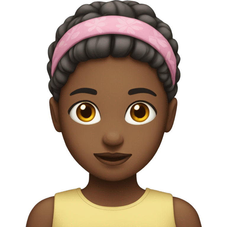 girl with headband emoji