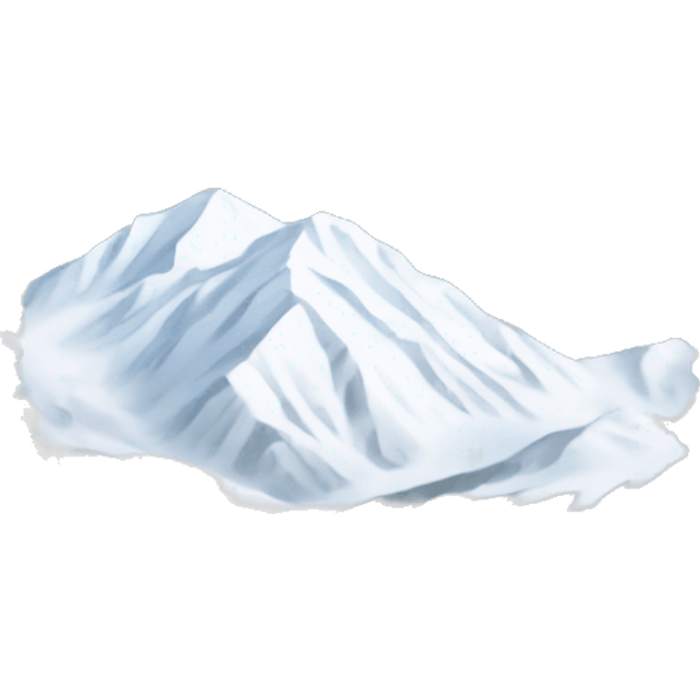 Aspen Mountain with snow emoji