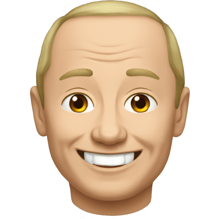 putin with a smile emoji