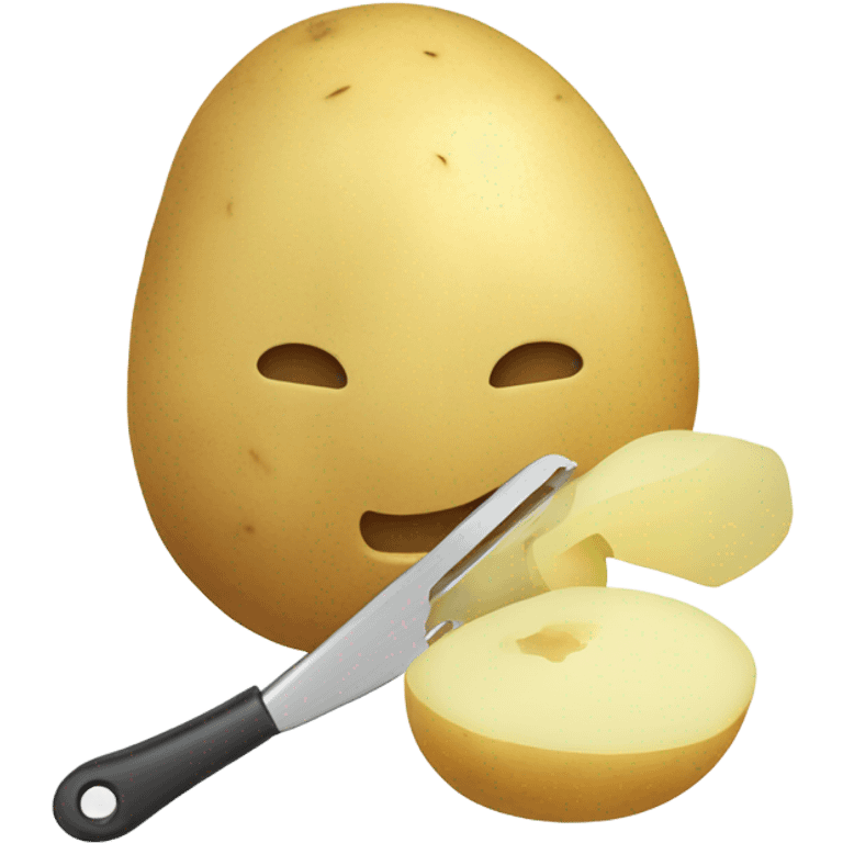 Peel potatoes  emoji