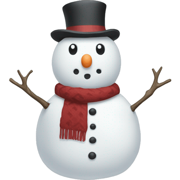 Snowman small no arms emoji