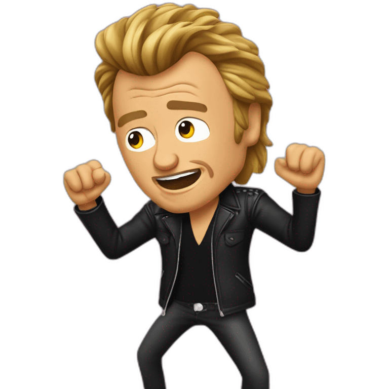 johnny hallyday qui dab emoji