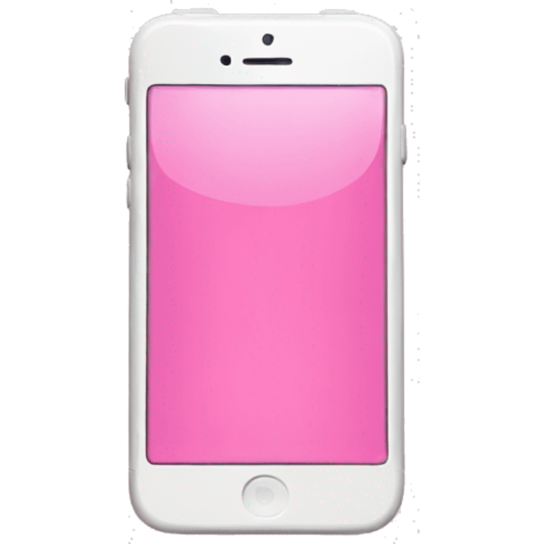 Pink iPhone emoji