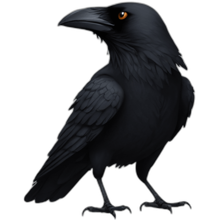 the crow emoji