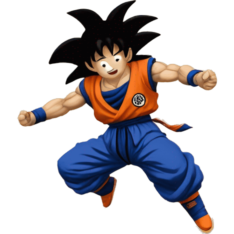 Goku dancing emoji