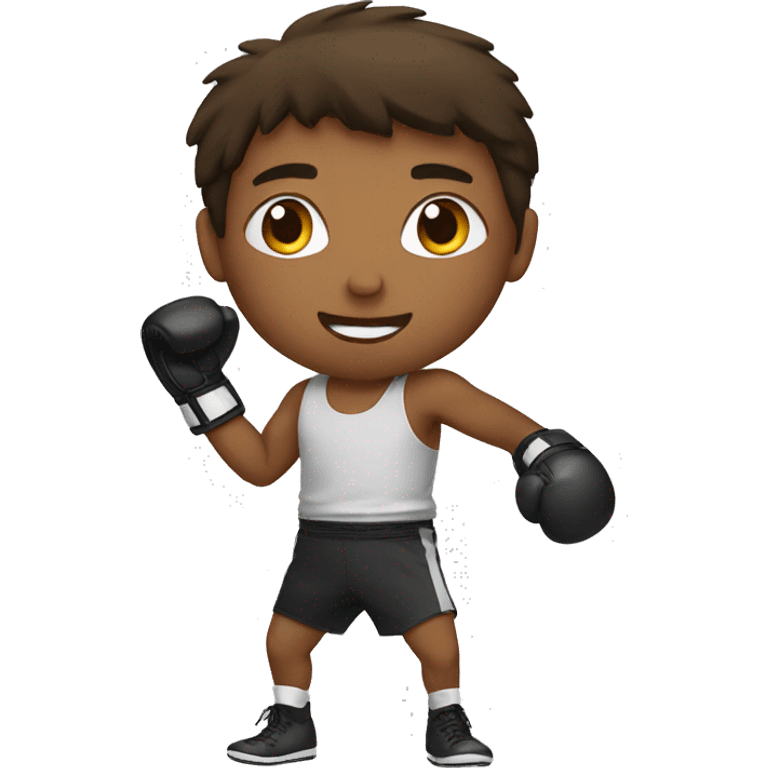 boy boxing emoji