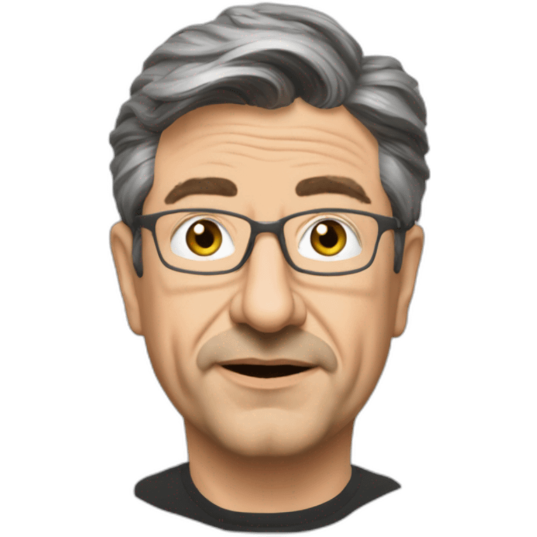 Mélenchon en spationaute emoji