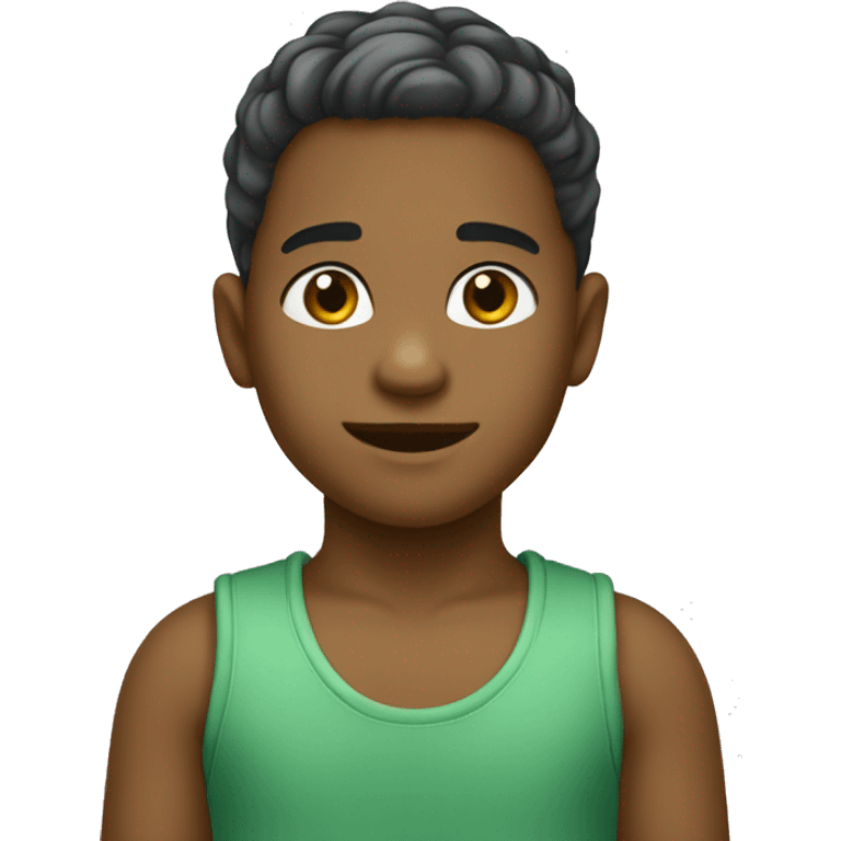 coração verde claro bebe emoji