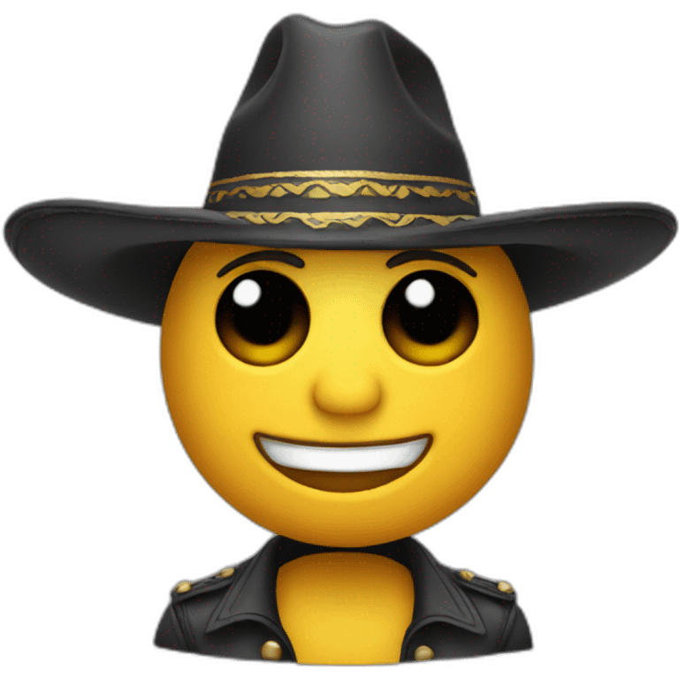 Cantautor con sombrero emoji