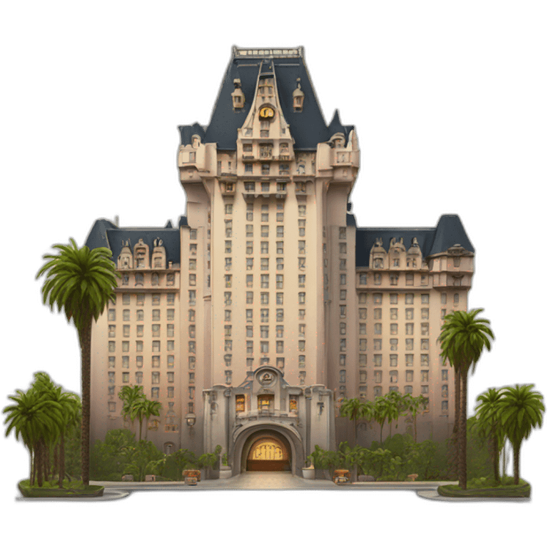 The Hollywood tower hotel emoji