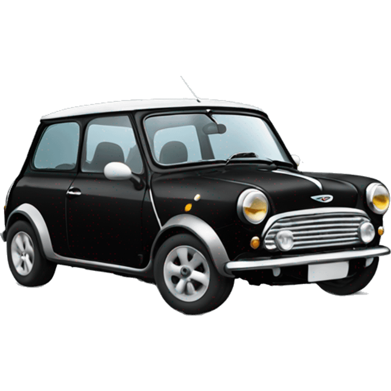 Black mini cooper  emoji