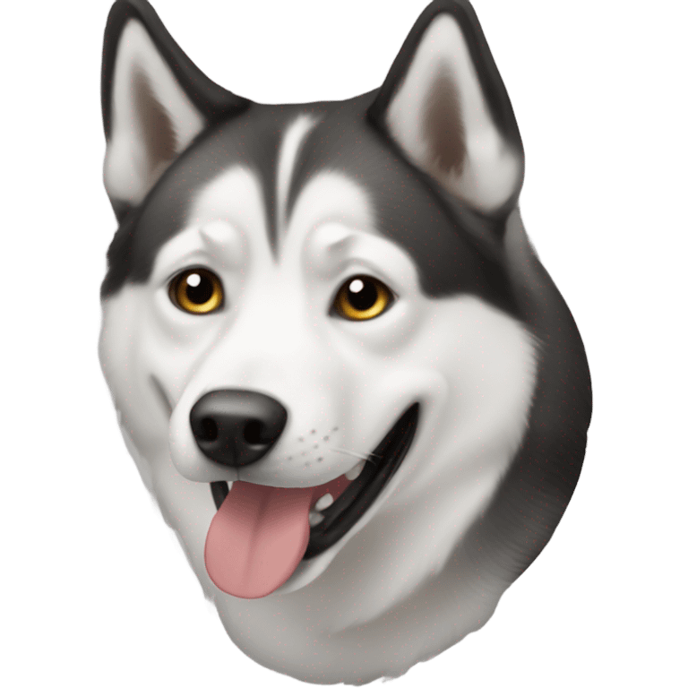 Sled dogs  emoji