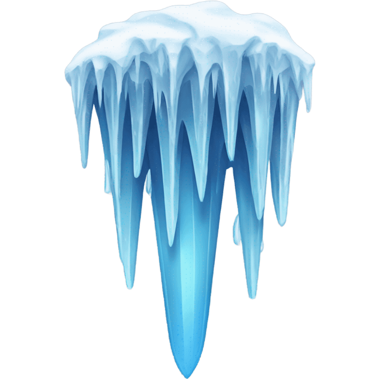 Icicles. Frozen. Cold. Arctic.  emoji