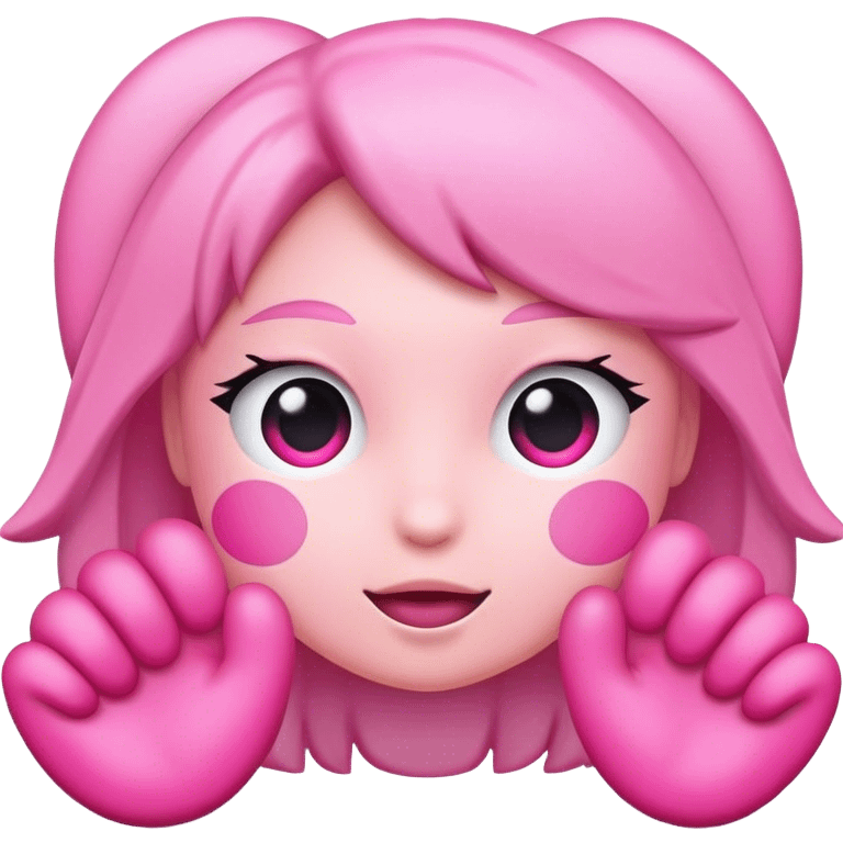 Pink  emoji