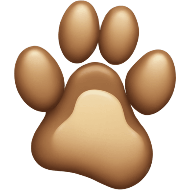 Dog paw emoji