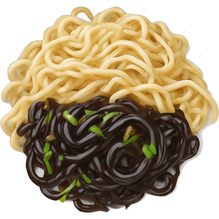 ￼ Jajangmyeon  emoji