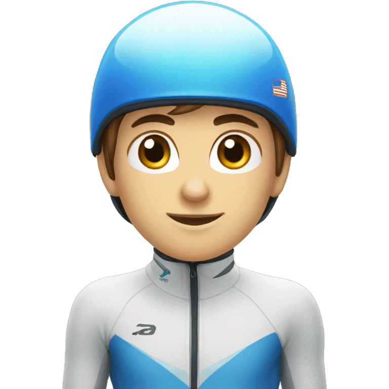 short track speed skater  emoji