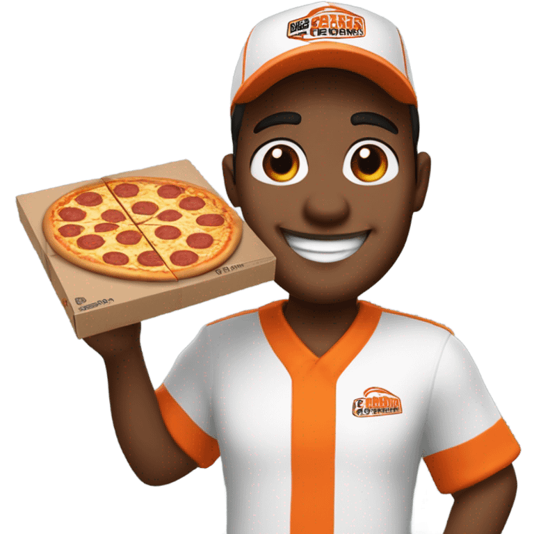 Little Ceasars pizza guy emoji