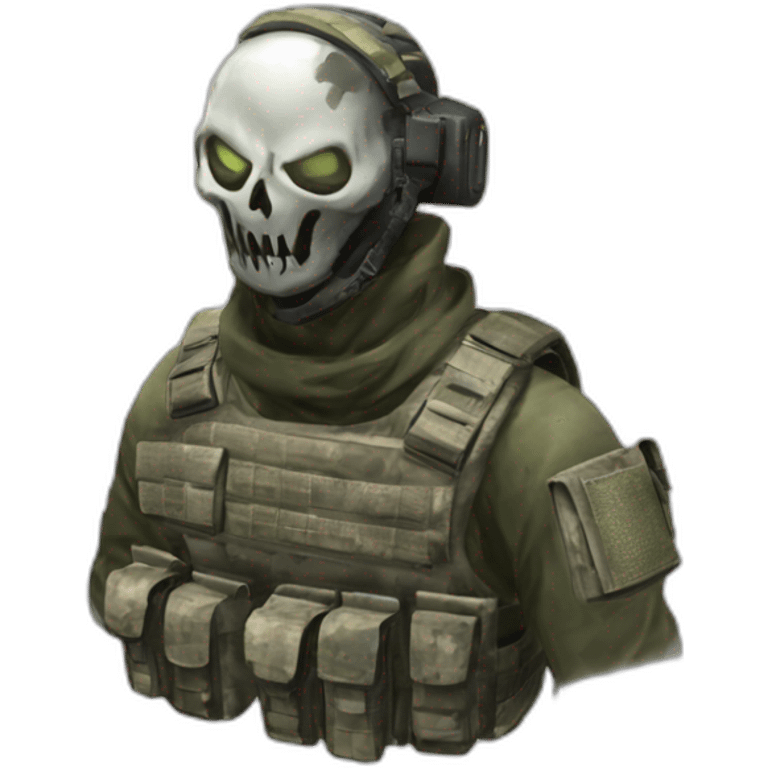 Ghost call of duty mw2 emoji