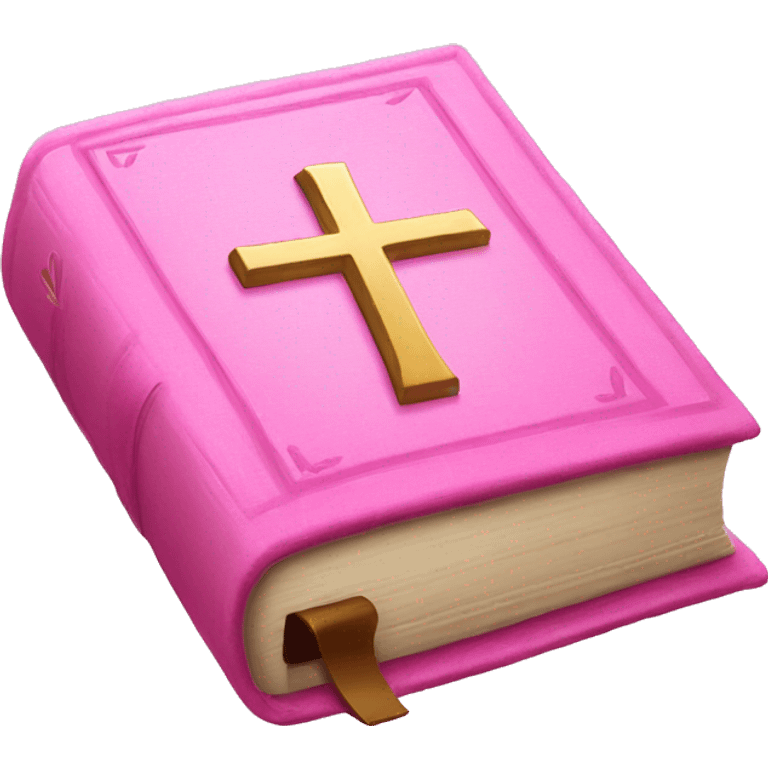 pink bible emoji