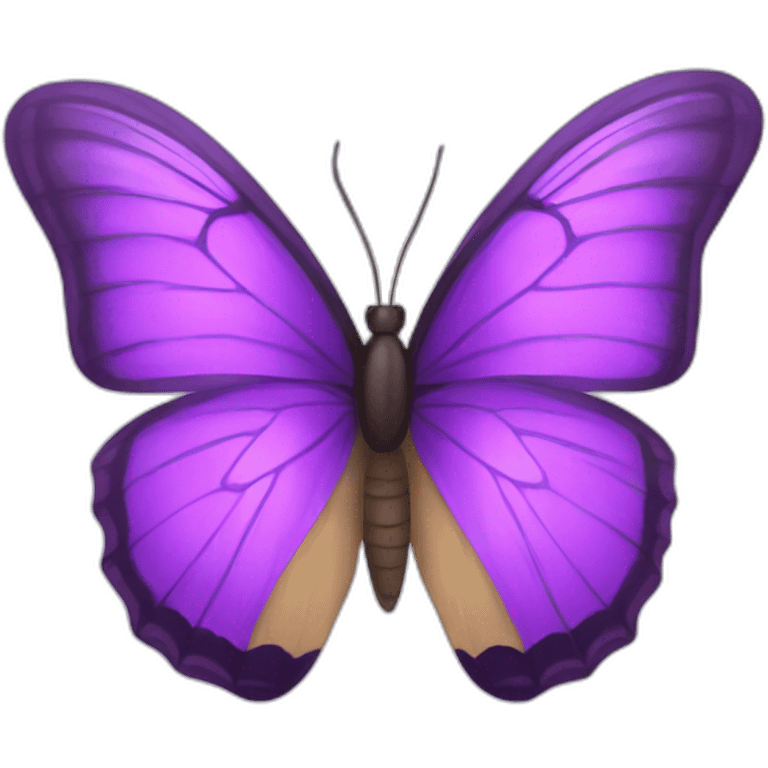 Purple butterfly  emoji