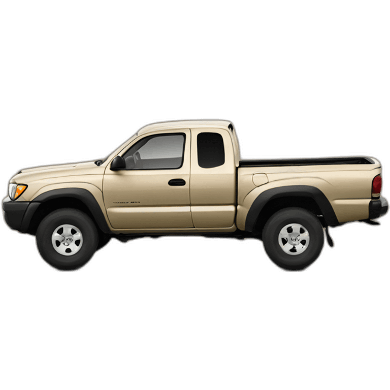 2003 Toyota Tacoma ext cab with sand paint emoji