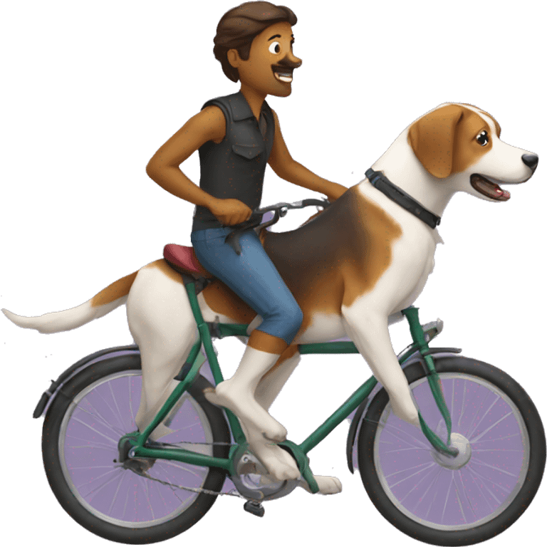 ride a dog emoji