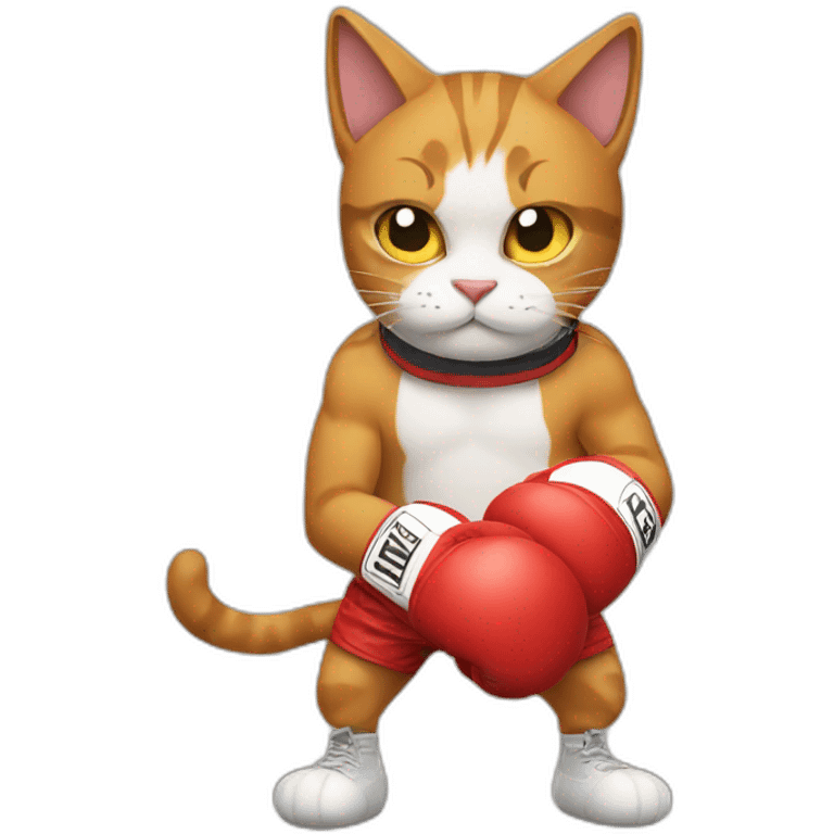 boxing cat emoji