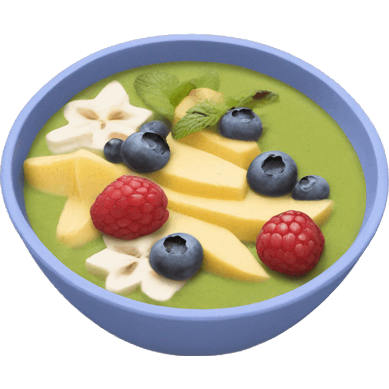 Smoothie bowl emoji