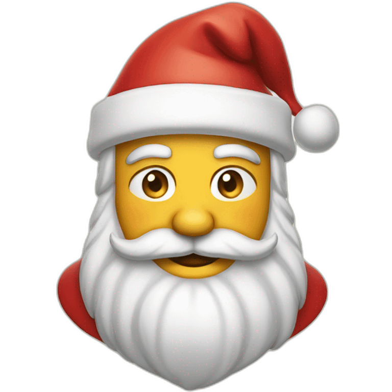 smirking santa emoji