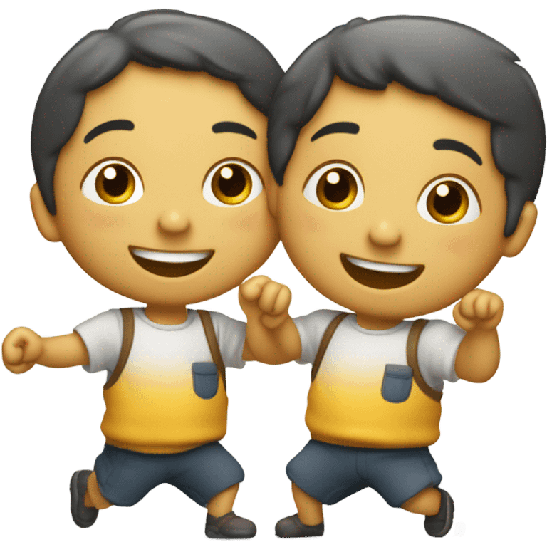 2 Enfants boulets de canon  emoji