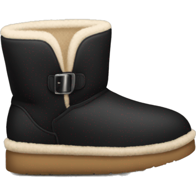 Black tasman uggs  emoji