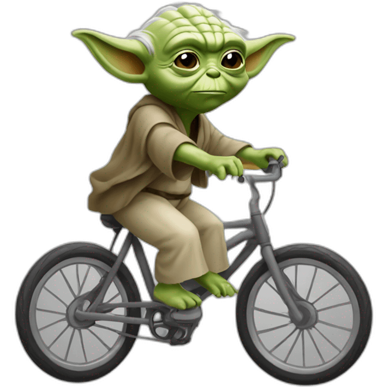 Yoda cycling emoji