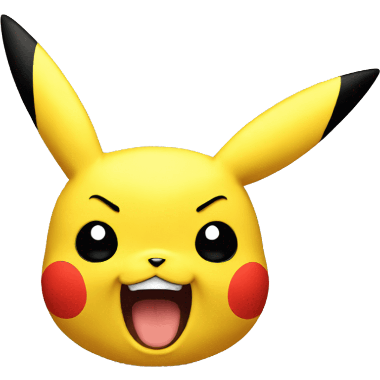 Pikachu mad emoji