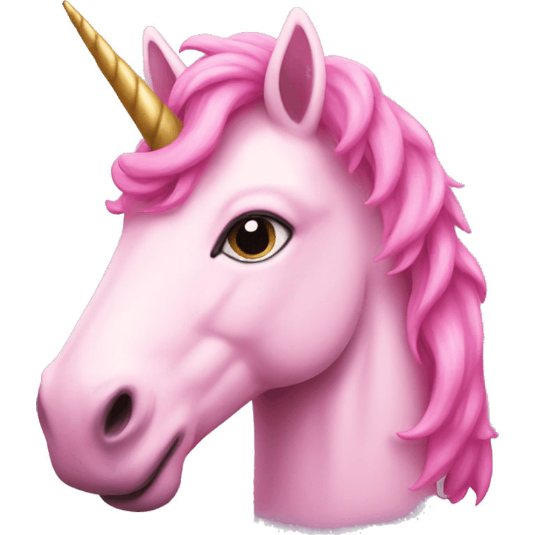 Pink unicorn  emoji