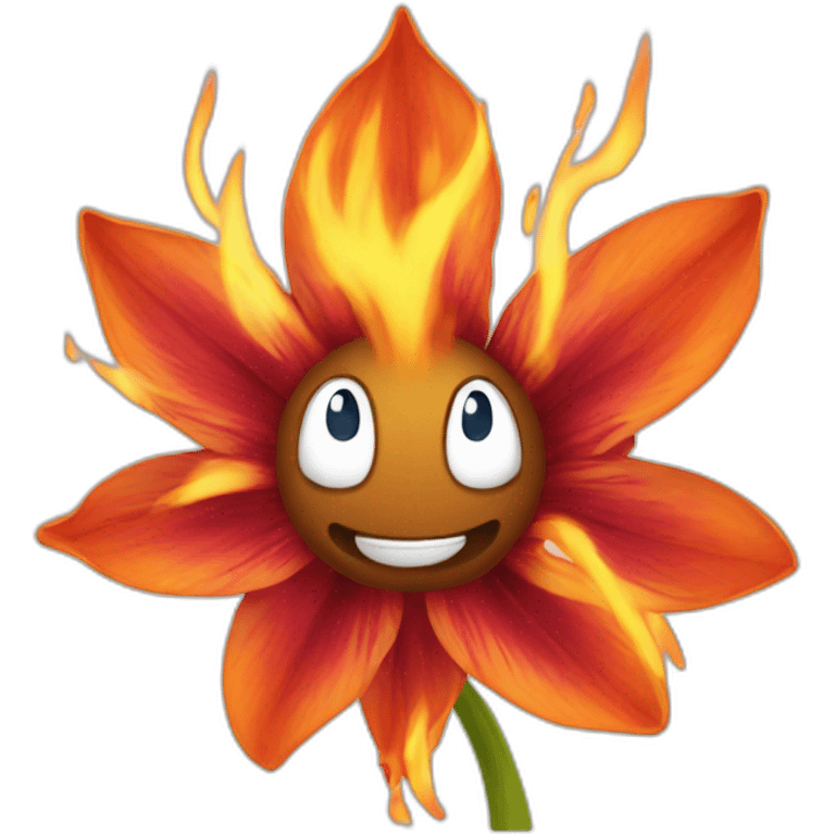 fire flower emoji