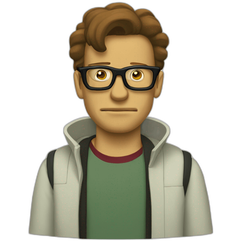 Nerd futurama emoji