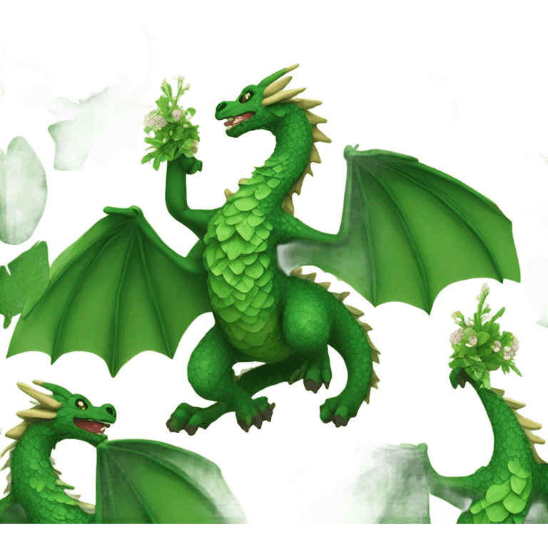 Tree dragon with leafy wings  emoji