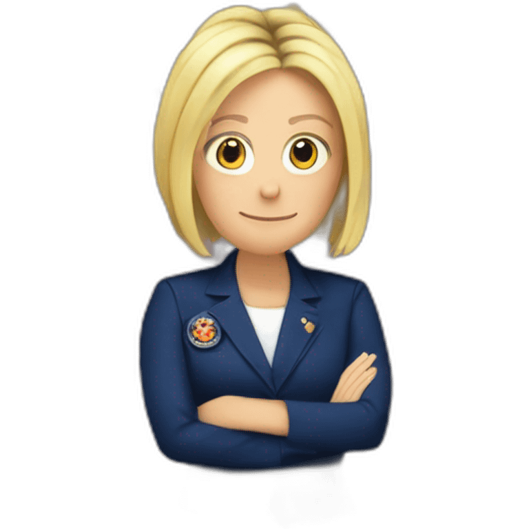 Marine Lepen qui fait du karaté emoji