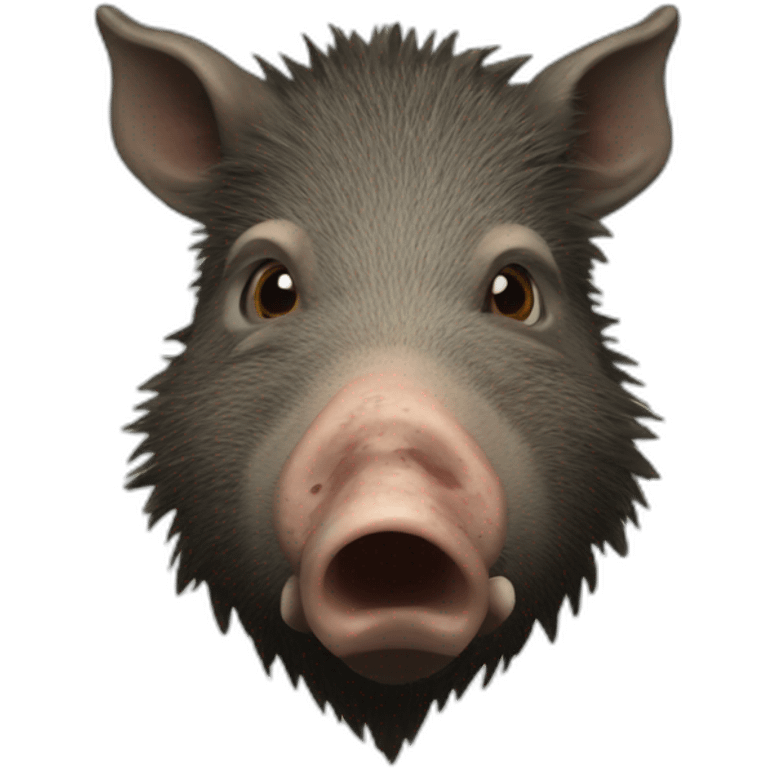 dead wild boar emoji