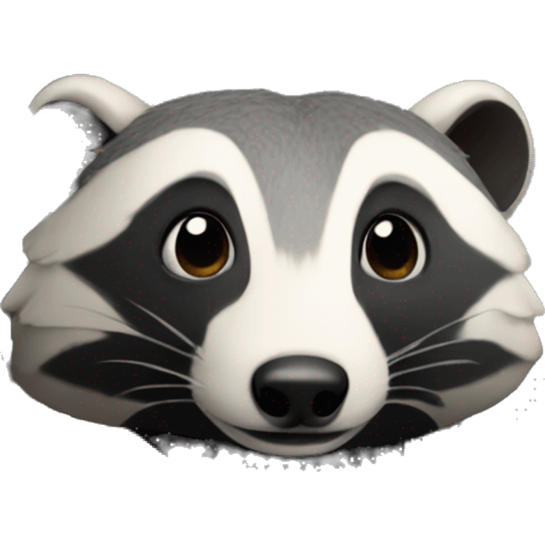 Badger in a car emoji