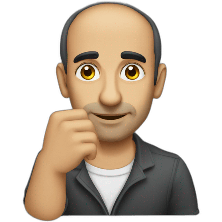 Zemmour qui montre du doigt emoji