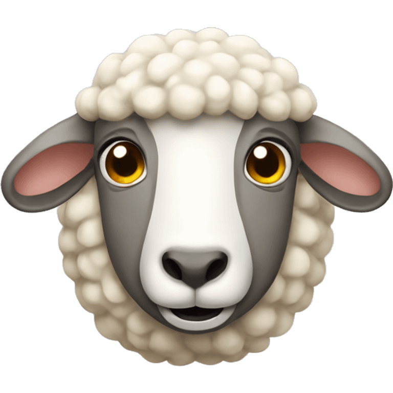 Sheep eating  emoji