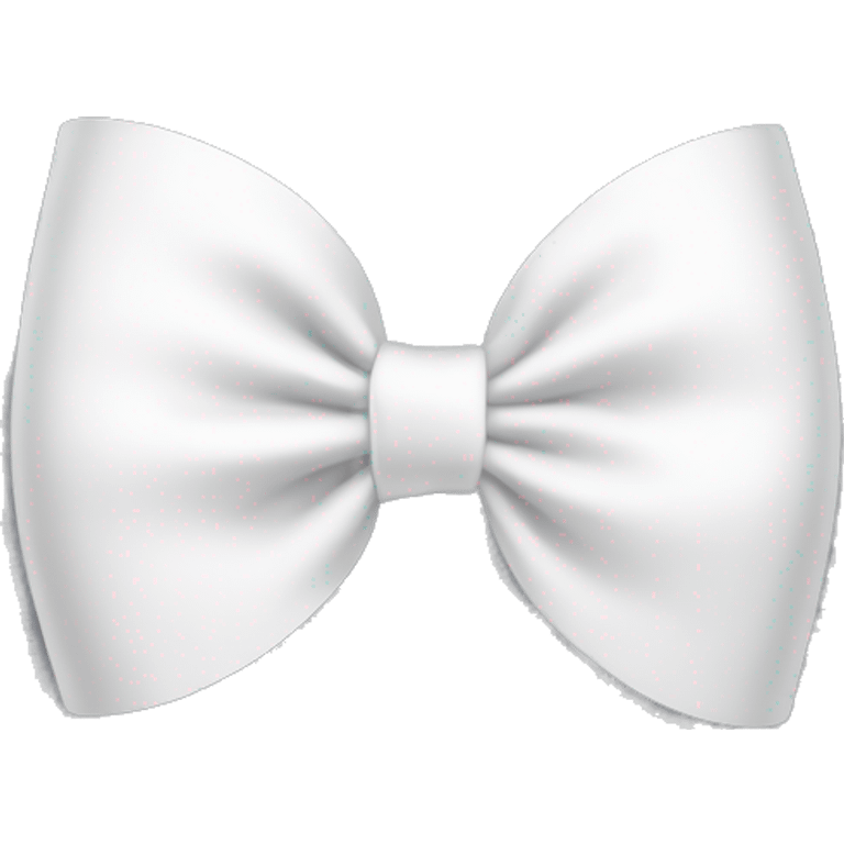 White bow emoji