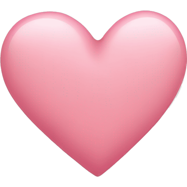 a delicate pink heart emoji