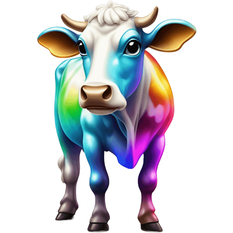 Disco cow emoji